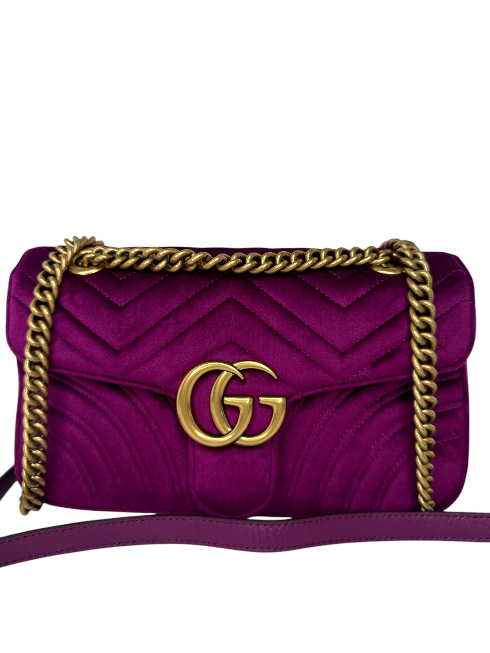 Gucci GG Marmont Velvet  Crossbody Bag (1 of 6)
