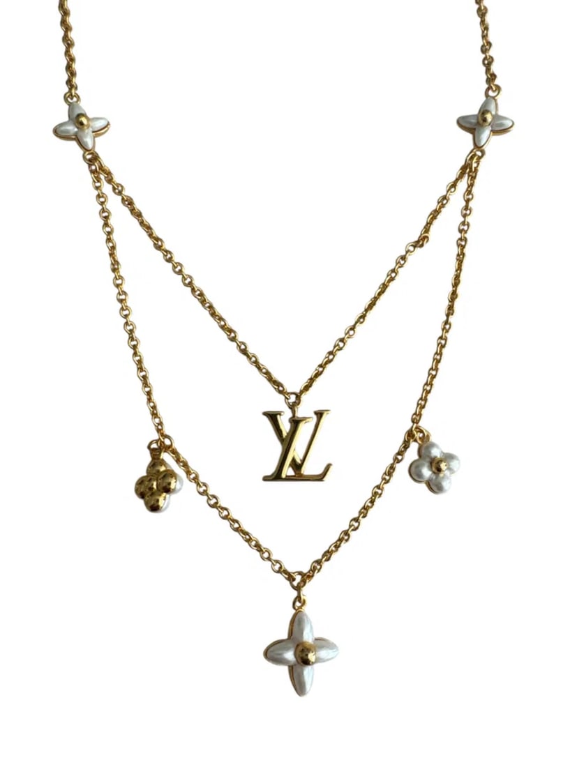 LOUIS VUITTON LV Floragram Necklace Metal (1 of 2)