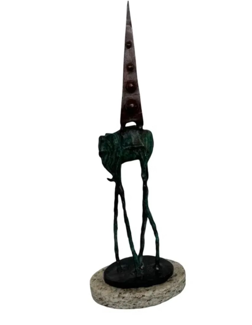 Salvador Dalí Elephant Bronze Sculpture (1 of 4)