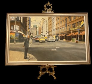 Huge Los Angeles California Oil Painting by  Johnston Painting