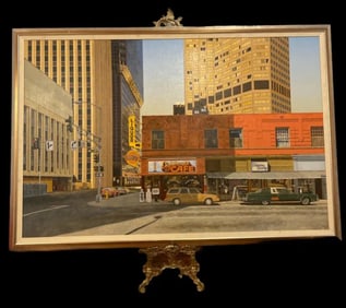 Huge Los Angeles California Oil Painting by  Johnston Painting