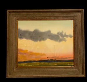 Landscape Water Color by Walt Johnston