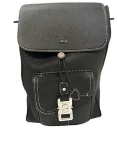 DIOR MEN Saddle Leather Backpack