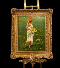 Spring lover Oil Painting by Wezvick