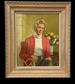 1984 Woman Portrait  Oil on Canvas