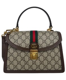 Gucci GG Supreme Small Ophidia Top Handle Bag