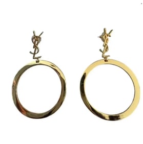 YSL Large Hoop Earrings