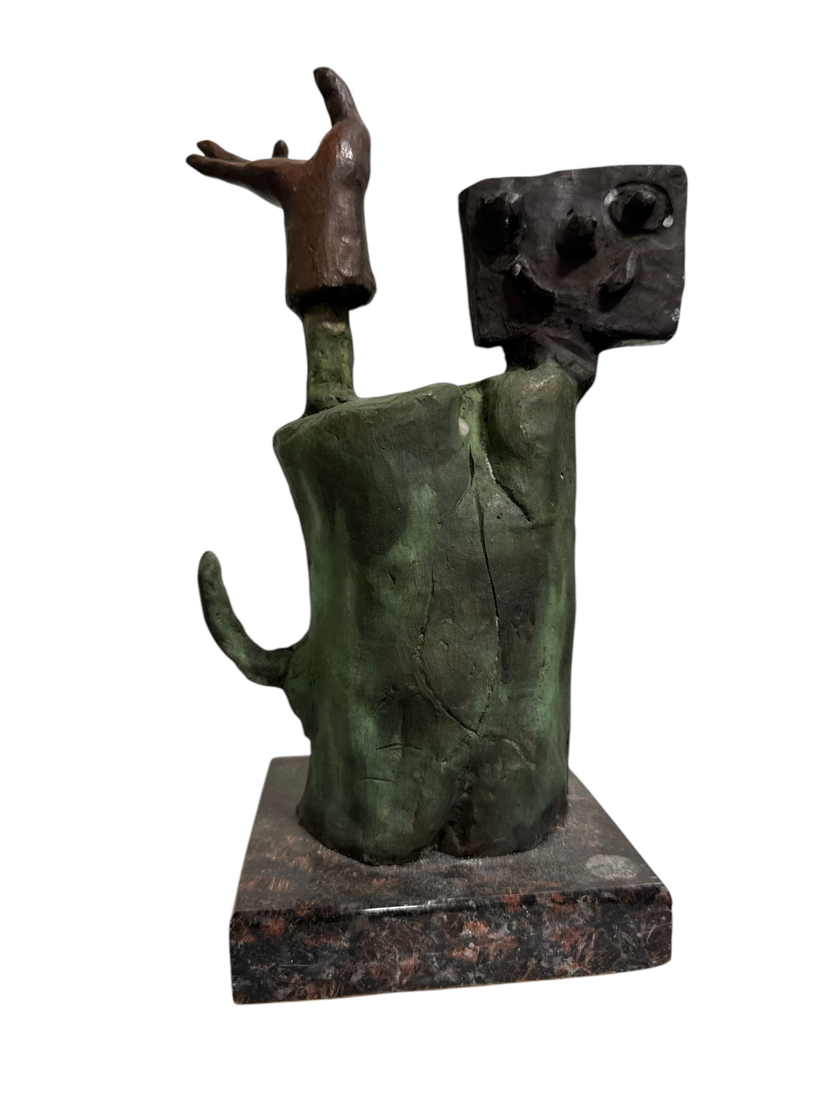 J. Miro Large Abstract Bronze Sculpture (1 of 5)