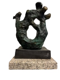 Jacques Lipchitz  Large Abstract Bronze Sculpture