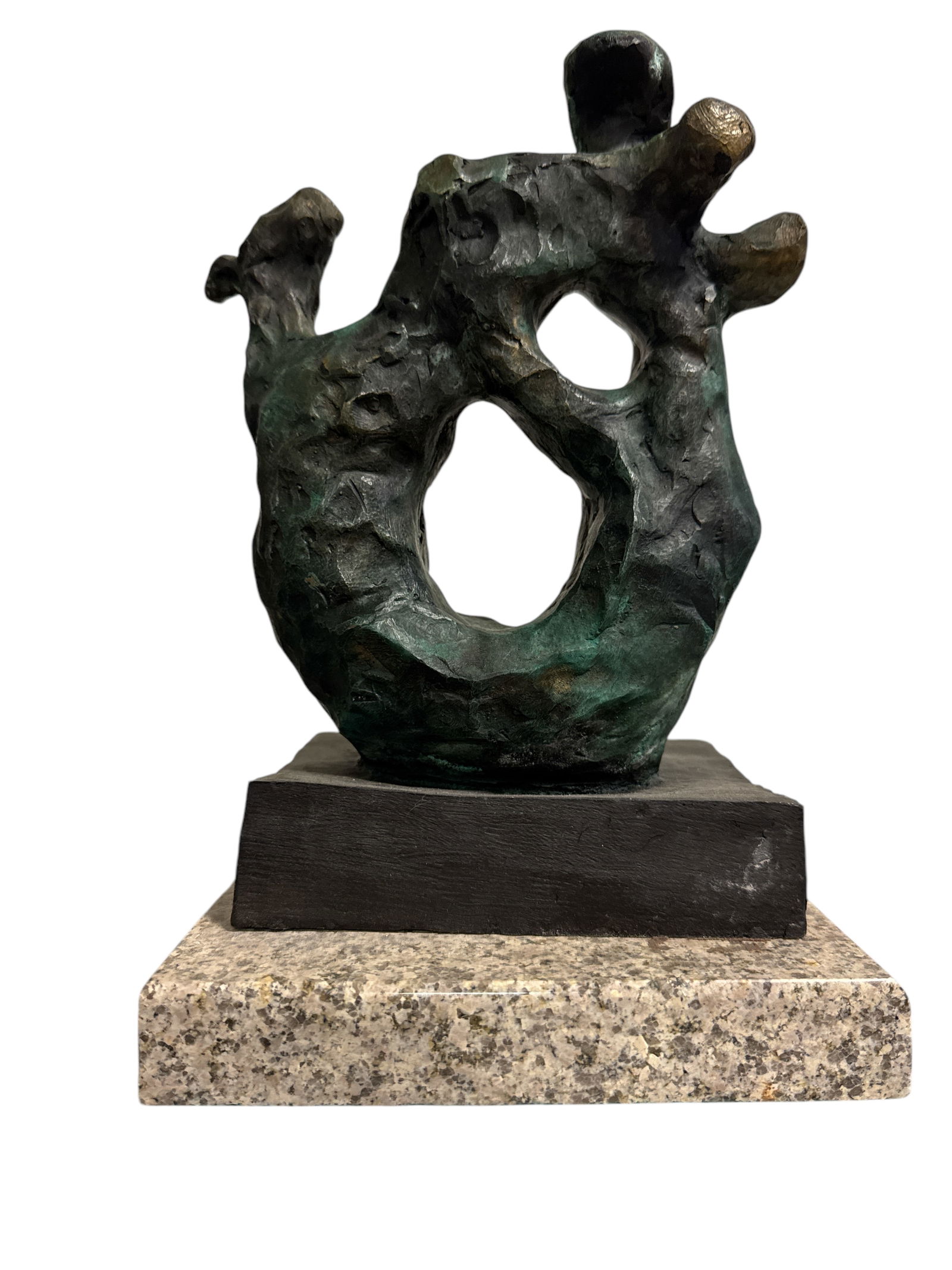 Jacques Lipchitz Large Abstract Bronze Sculpture: Measurements: 13”x8”x8”