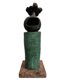 Miro Large Abstract Bronze Sculpture