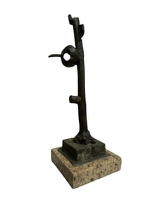 Miro Large Abstract Bronze Sculpture