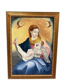 Virgen Oil Painting- Jose Campeche