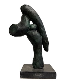 Large Picasso Abstract  Bronze Sculpture