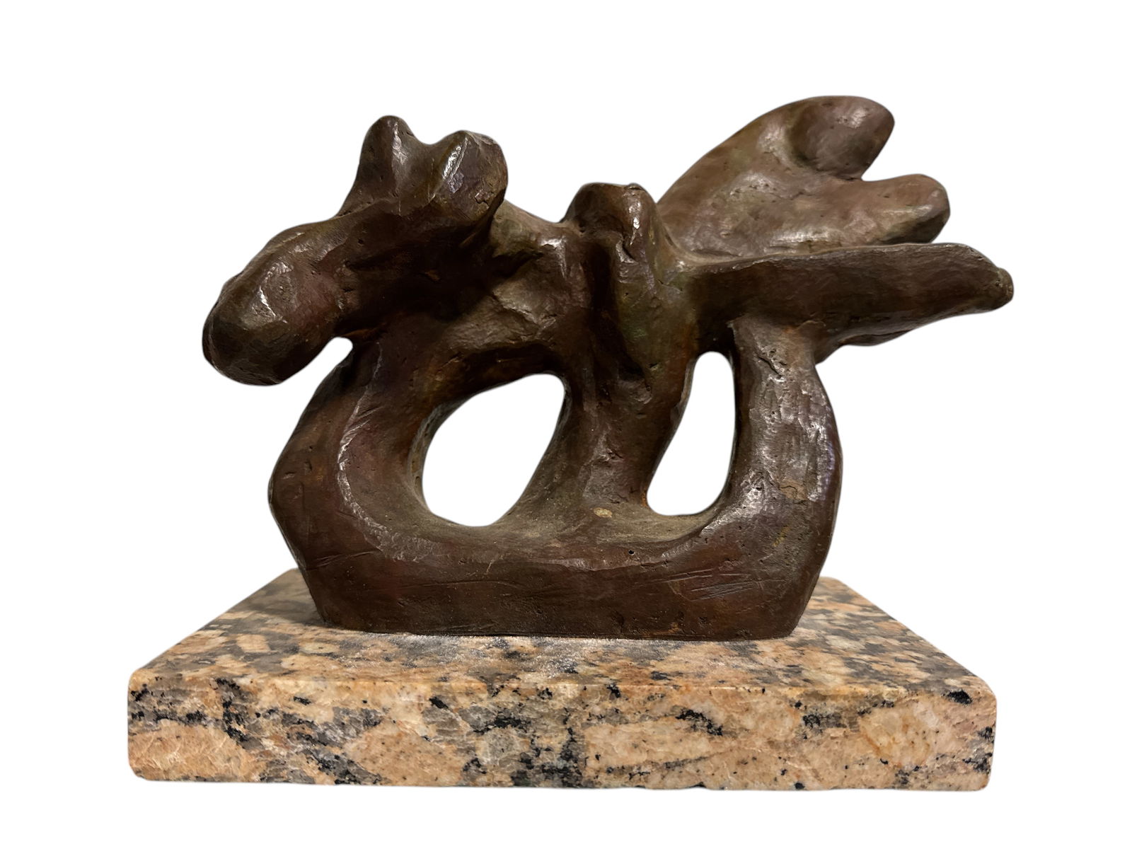 Large Jacques Lipchitz Bronze Sculpture: Measurements: 11 in x 9 in x 5 in