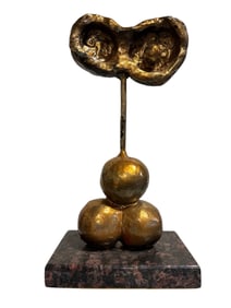 Large  J. Miro Bronze Sculpture
