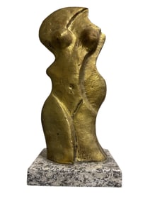 Picasso Abstract Torso Bronze Sculpture