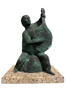 Leo Mol Abstract Torso Bronze Sculpture