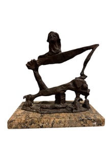 Salvador Dali Large Abstract  Bronze Sculpture