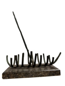 Large Abstract  Bronze Sculpture