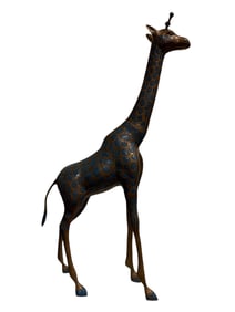 Large giraffe Bronze Statue