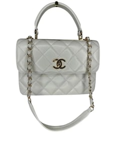 CHANEL Lambskin Quilted Small Trendy CC Flap Dual Handle Bag