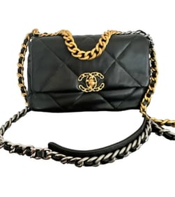 Chanel 19 Flap Bag Quilted Leather Medium