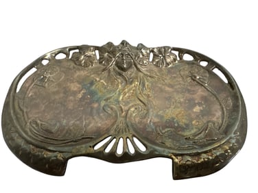Art Nouveau Bronze Tray