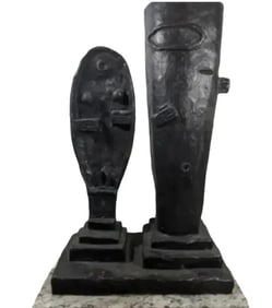 Large Abstract Modern Bronze Sculpture Alberto Giacometti