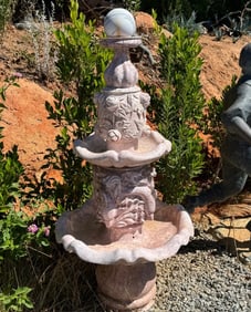 Large  Dolphin Marble Fountain