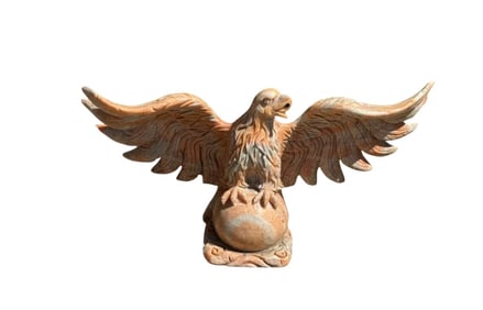 Marble Eagle Sculpture