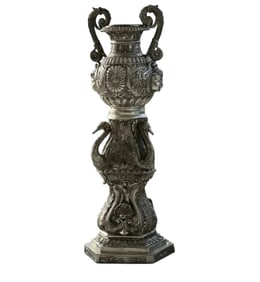 Huge French Bronze Urn Sculpture