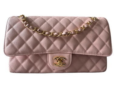 Chanel Pink Leather Handbag