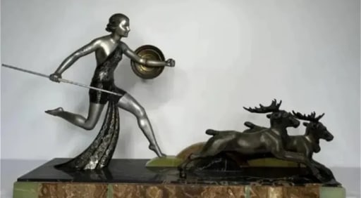 Art Deco Monumental - J. D'AUVERGNE - Sculpture