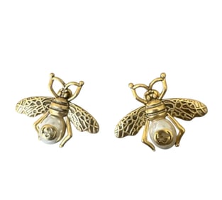 Gucci CC Bee Earrings