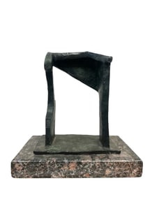 Ruffino Tamayo Abstract Bronze Sculpture