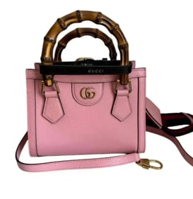 Gucci Diana Mini Leather Crossbody Bag