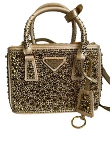 Prada Galleria Mini-Bag With Crystals
