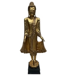 Life Size 19TH CENTURY STANDING BUDDHA
