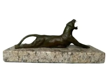 Bronze Tiger Sculpture
