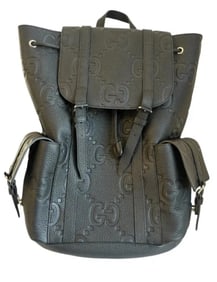 Gucci Men Jumbo Leather Backpack