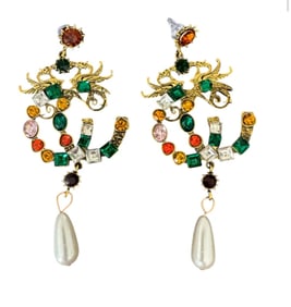 Gucci CC Dragon Earrings