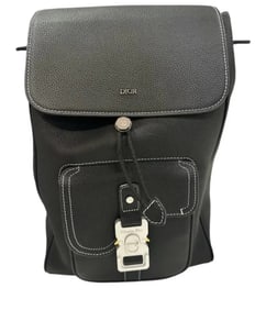 DIOR MEN Saddle Leather Backpack