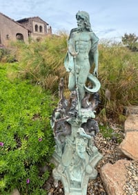 LIfe Size Bronze Fountain Sculpture