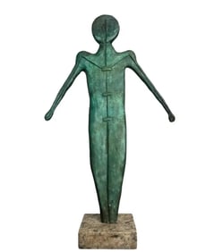 Riding Tamayo Abstract Large Bronze Sculpture