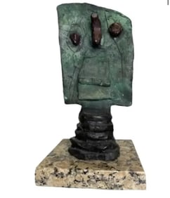 J. Miro Large Bronze Sculpture