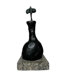 J. Miro Bronze Modern Sculpture