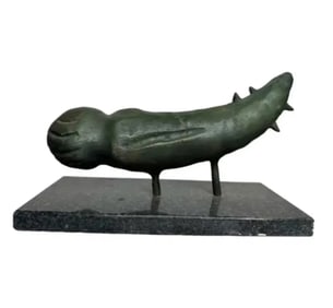 Alberto Giacometti Modern Bronze Sculpture