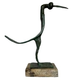 Abstract Bronze Sculpture