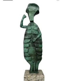 Unidentified Modern Bronze Sculpture